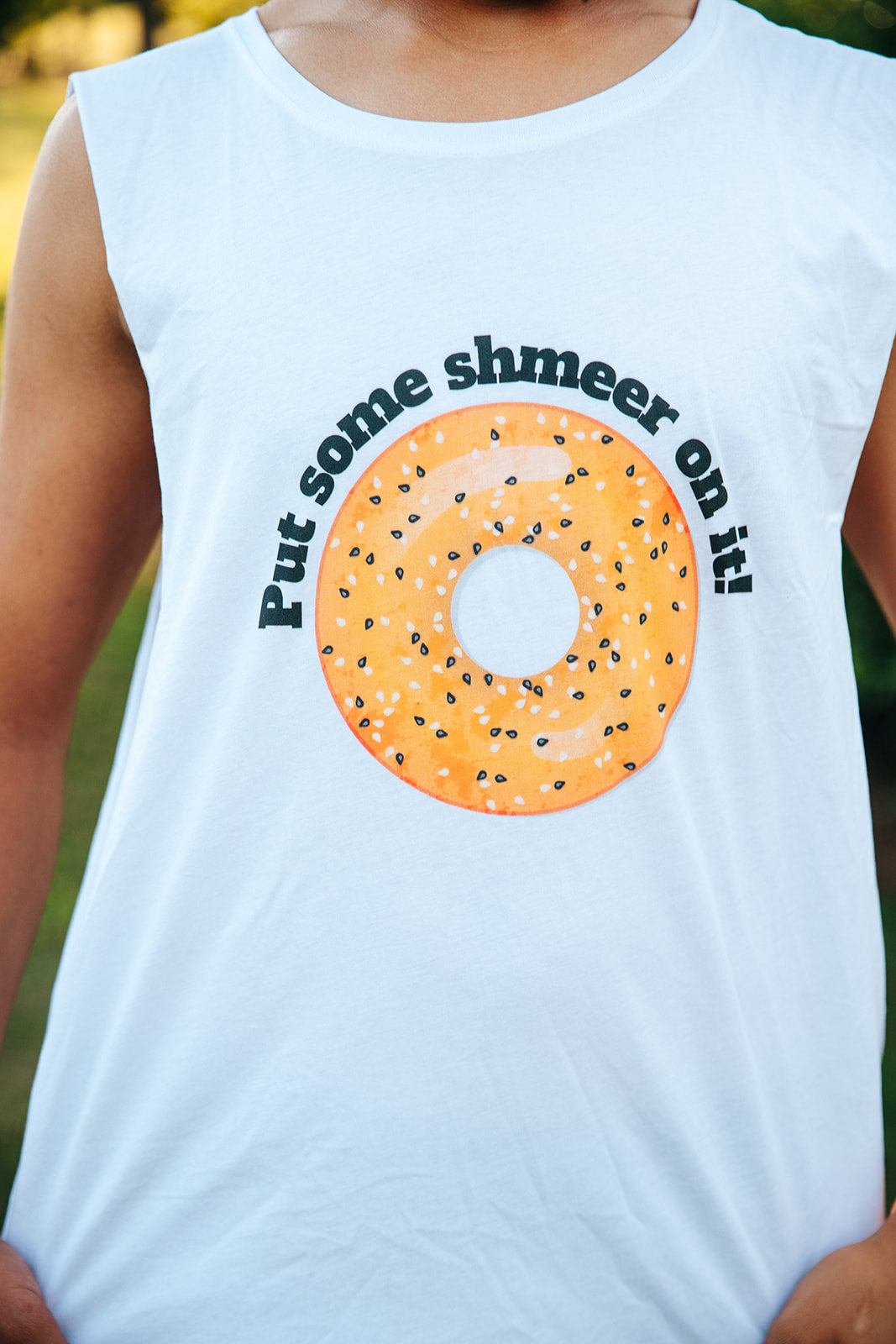 Shmeer On The Bagel Unisex Barnard Tank