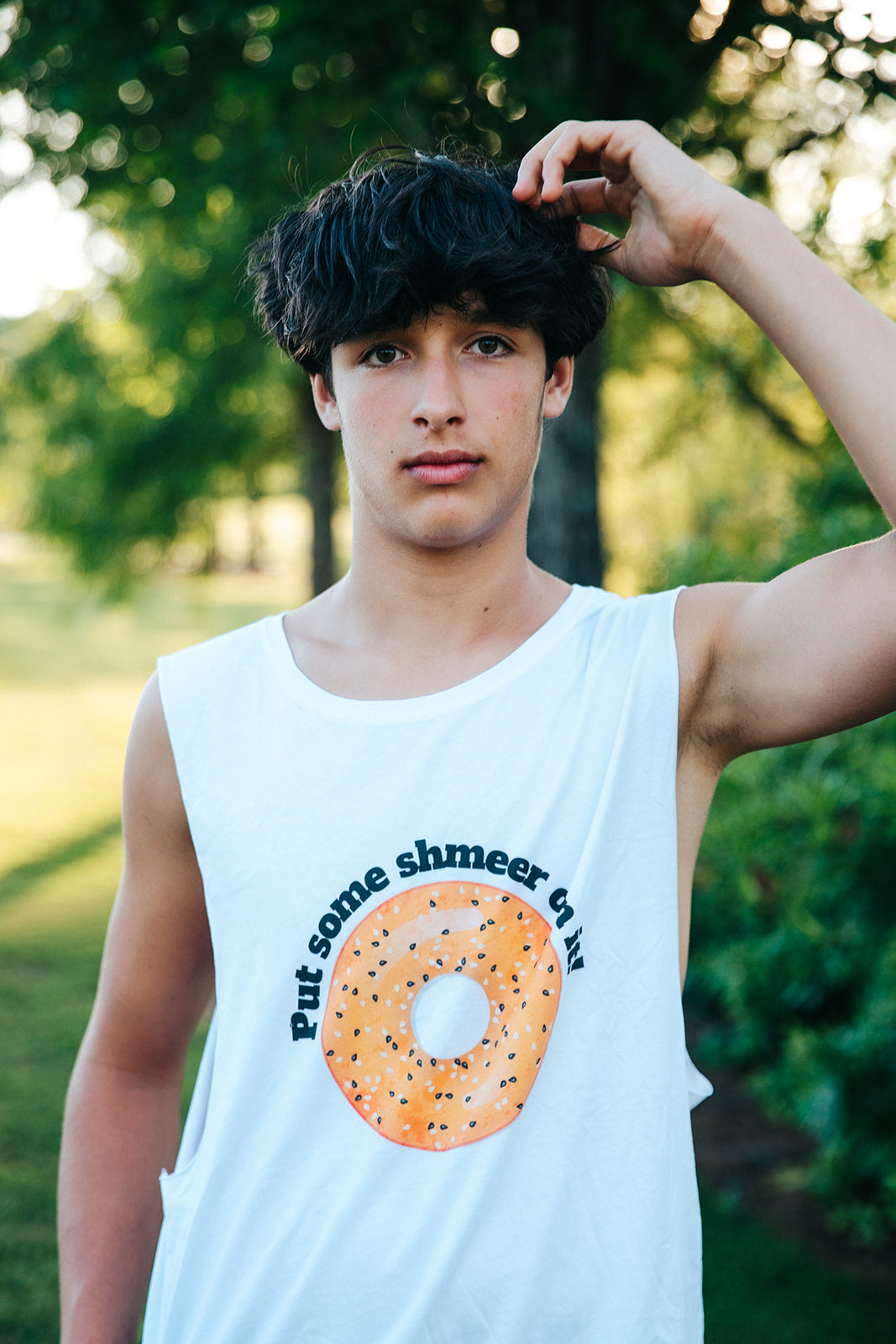 Shmeer On The Bagel Unisex Barnard Tank