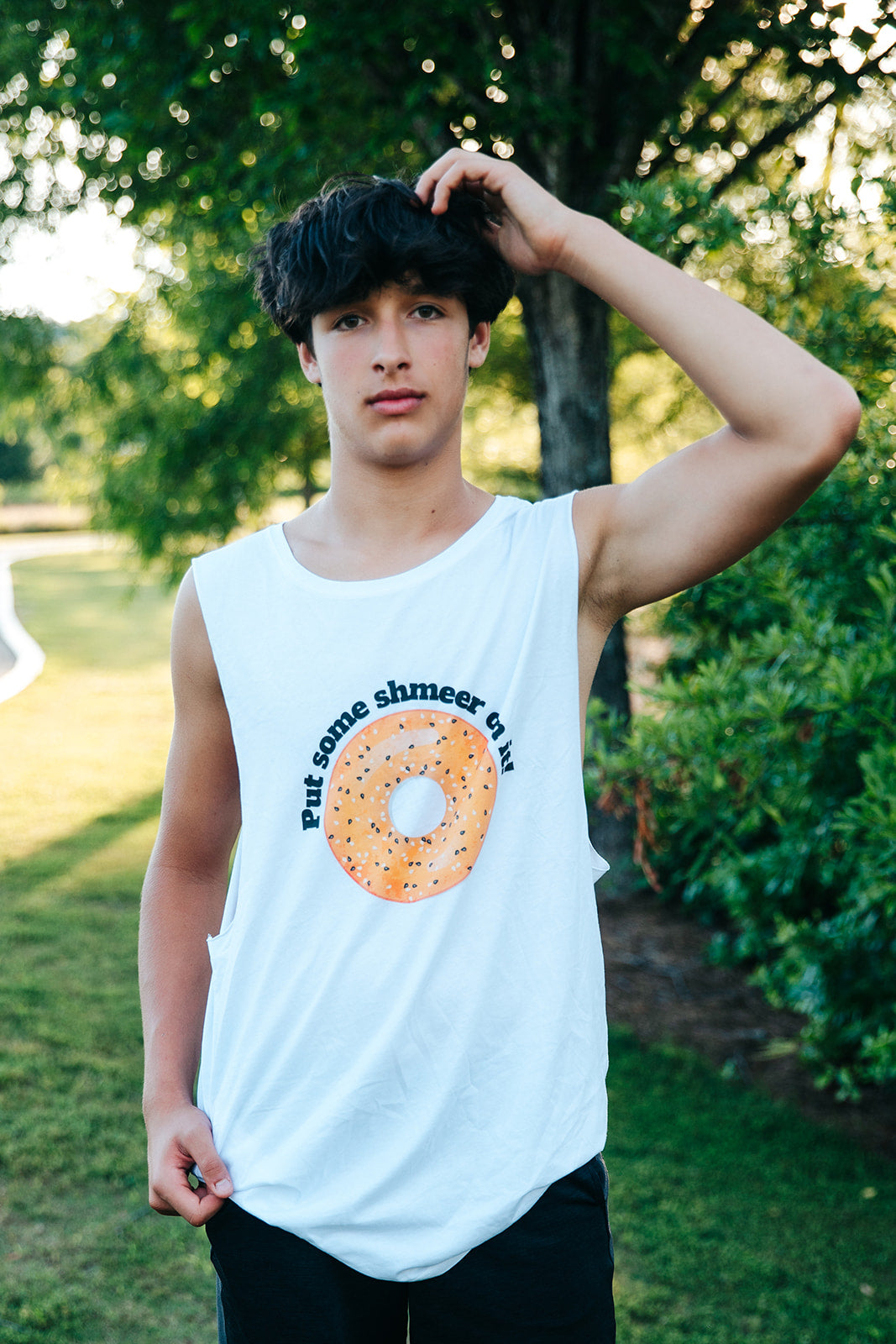 Shmeer On The Bagel Unisex Barnard Tank