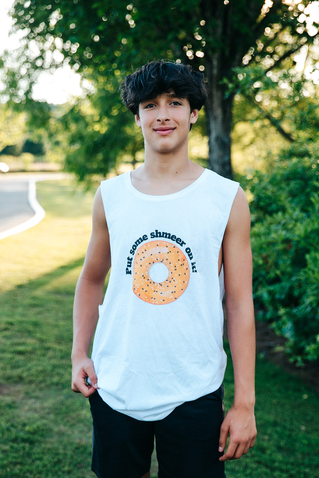 Shmeer On The Bagel Unisex Barnard Tank