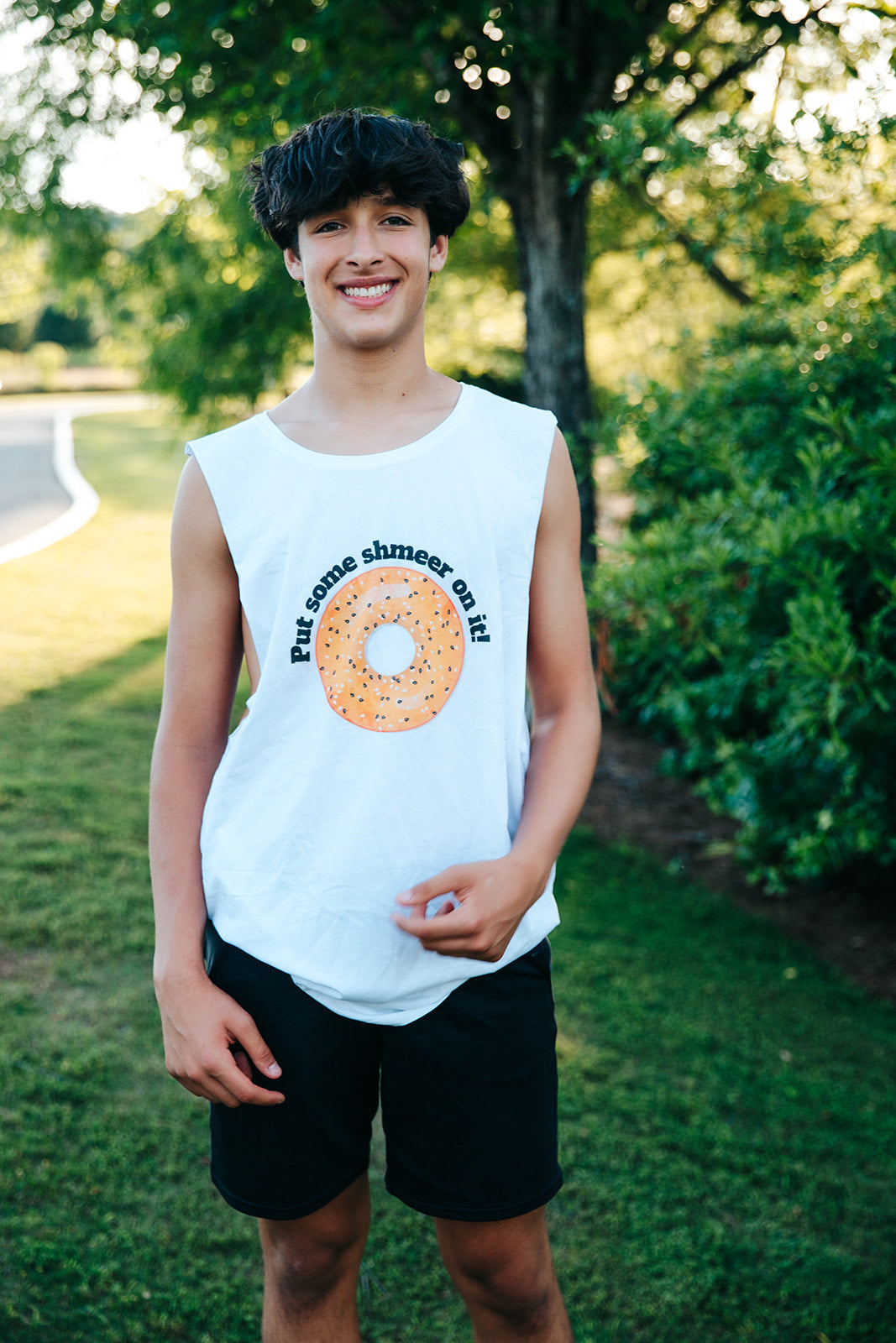 Shmeer On The Bagel Unisex Barnard Tank