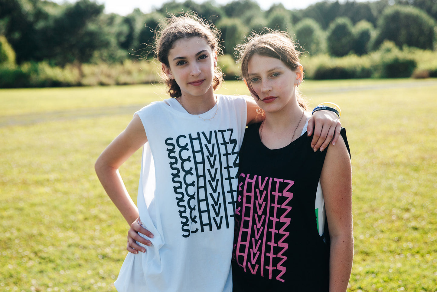 Pink Multi Schvitz Unisex Barnard Tank