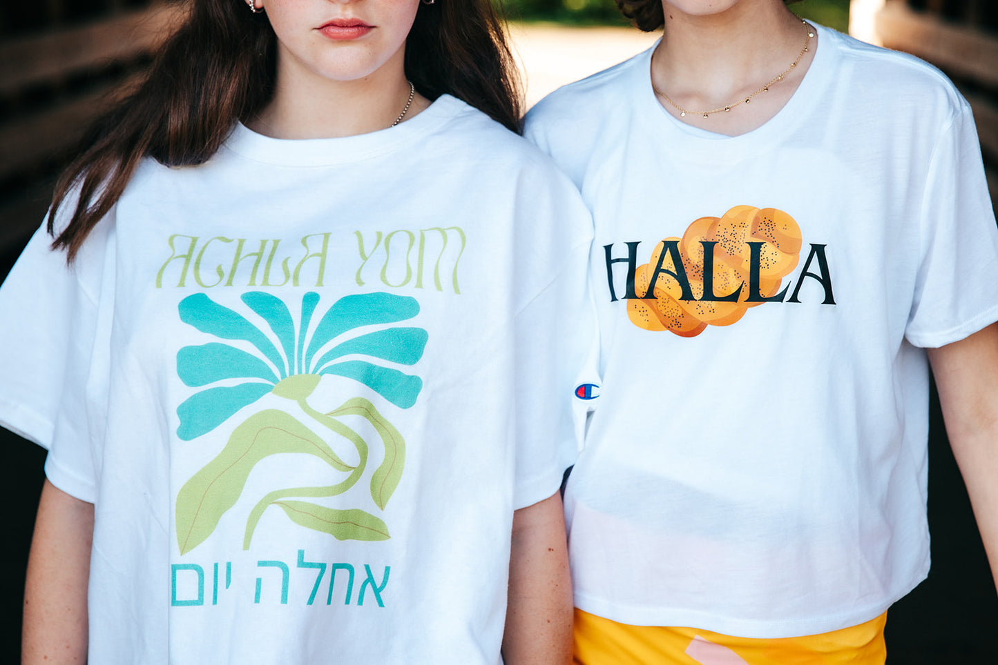 Halla Challah Women's Flowy Cropped Tee