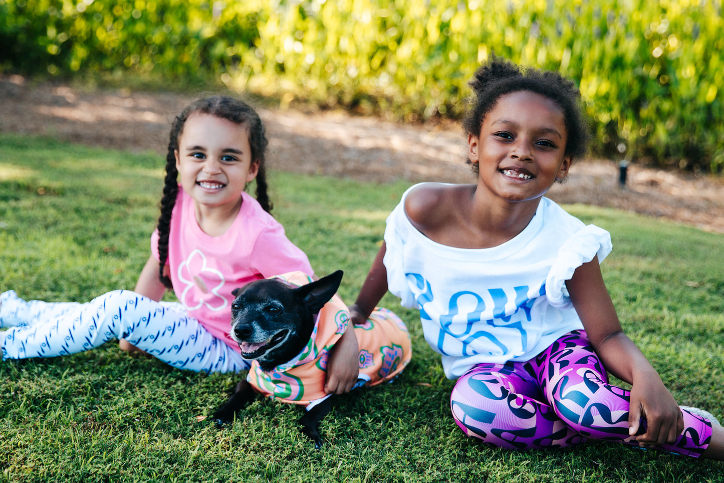 Ilay Israel Flag Pattern on White Kids Leggings