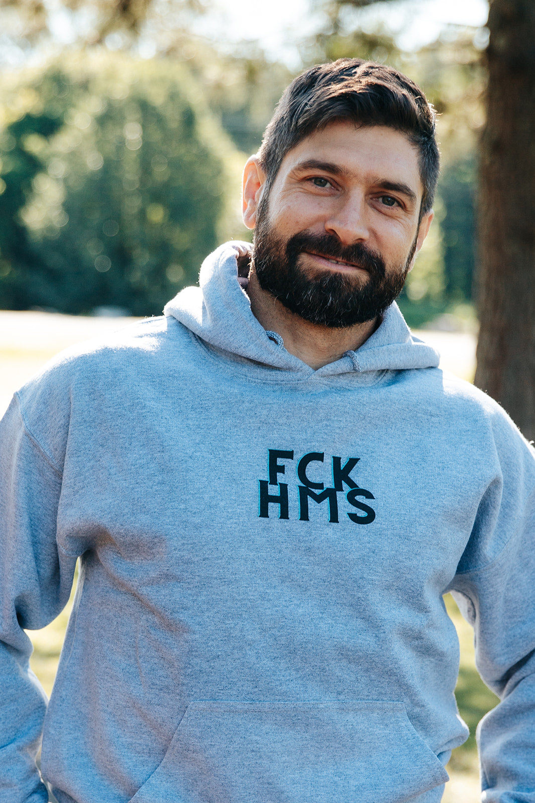 FCK HMS Black & Teal Unisex Heavy Blend™ Hooded Sweatshirt