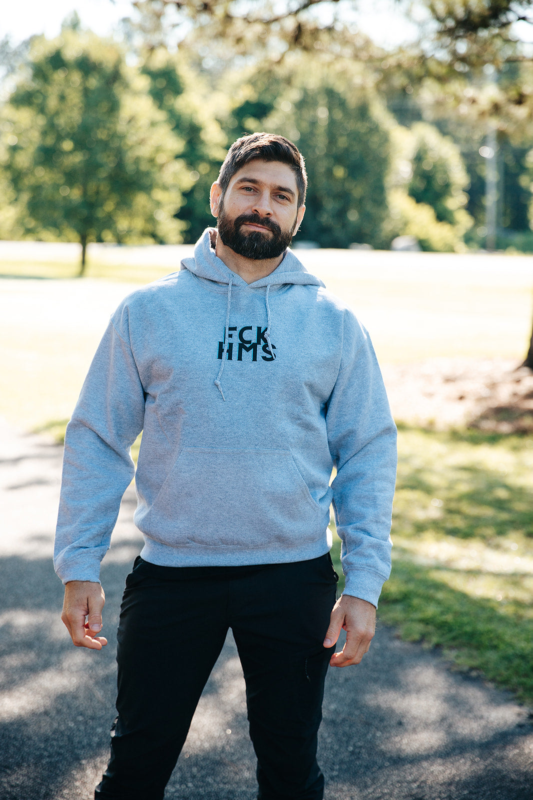 FCK HMS Black & Teal Unisex Heavy Blend™ Hooded Sweatshirt