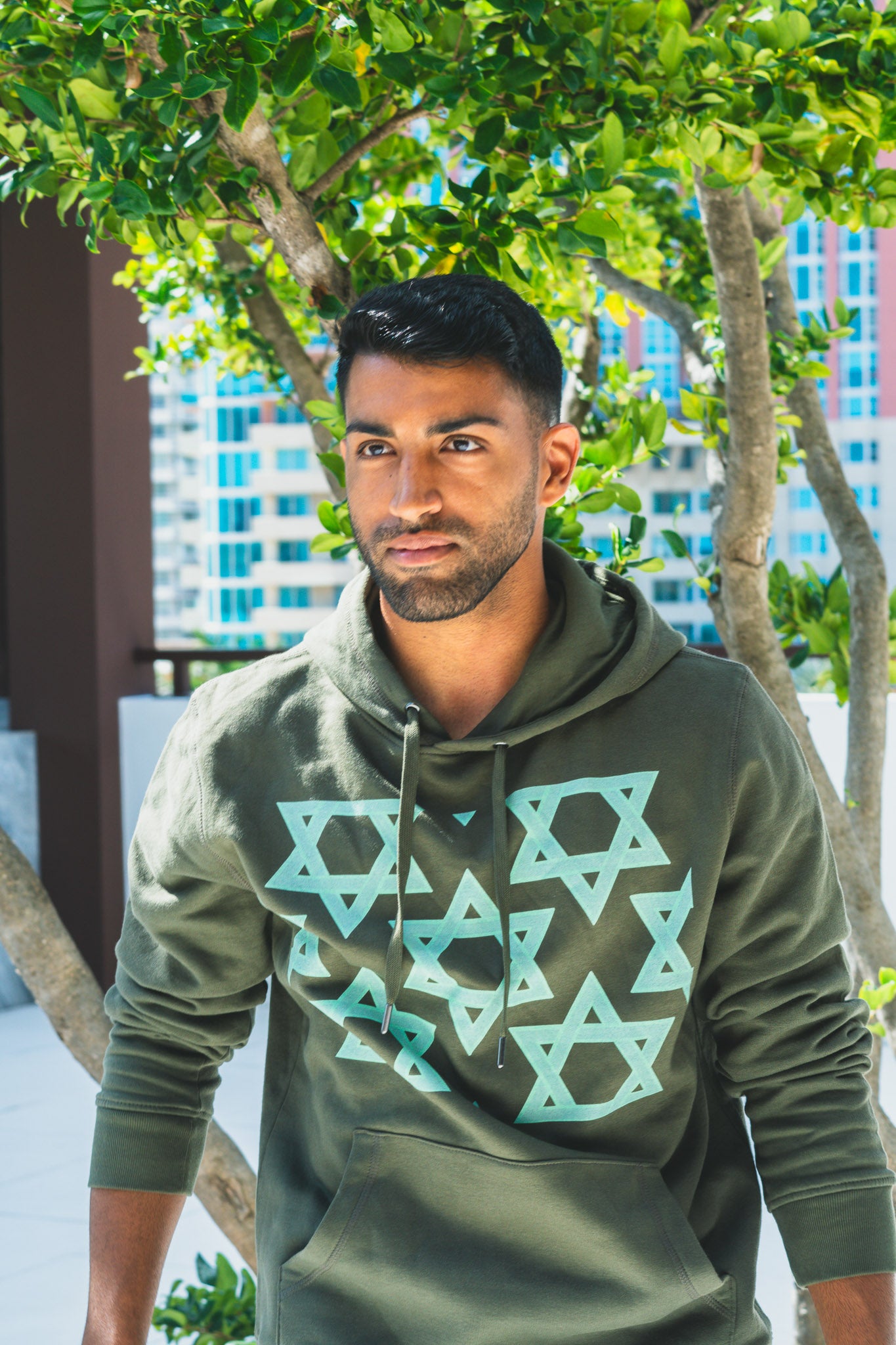 Shani Green Star Hoodie