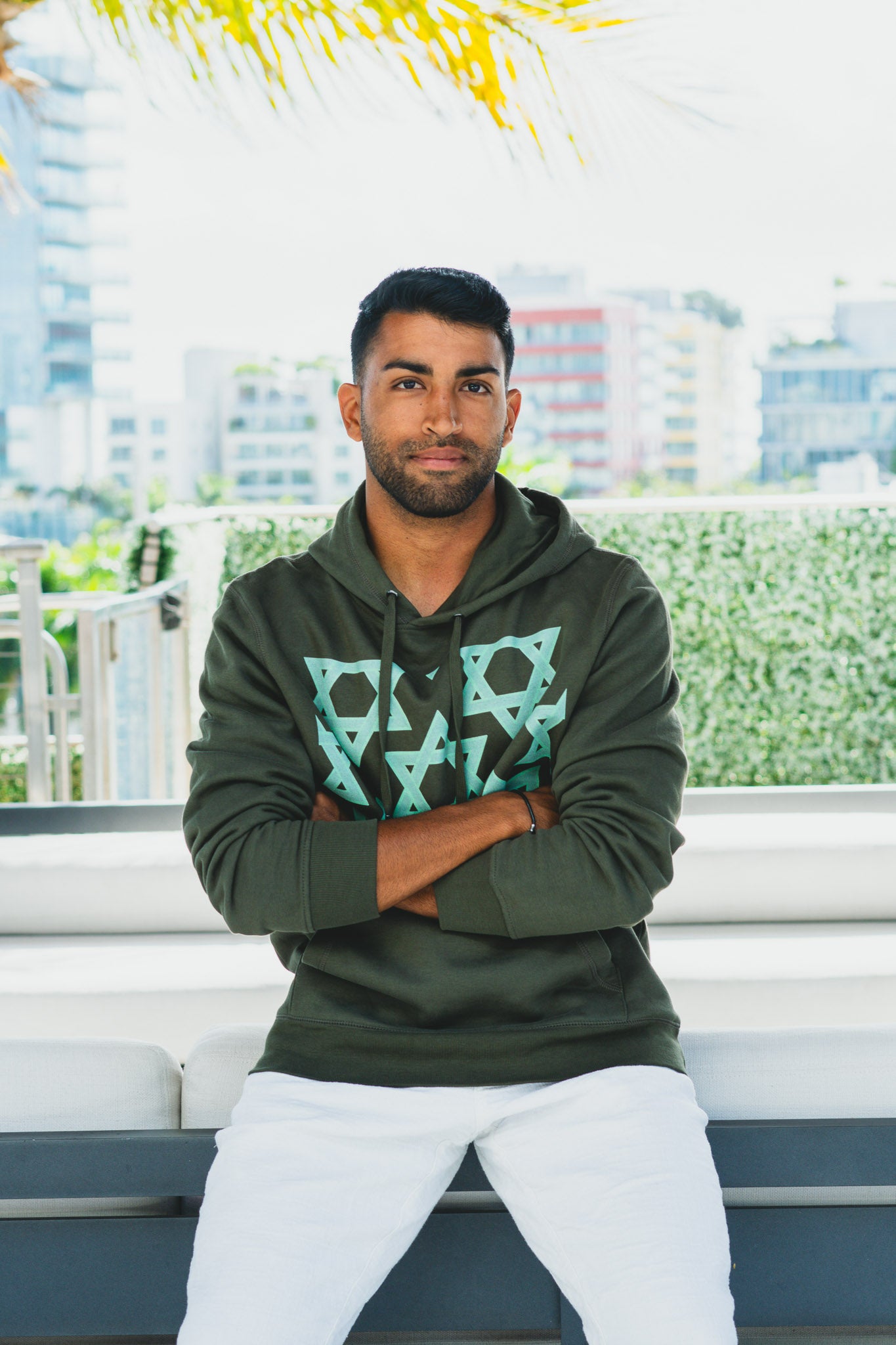 Shani Green Star Hoodie